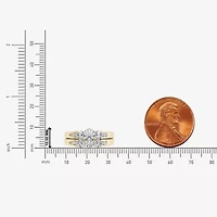 1 1/2 CT.T.W. Natural Diamond 14K Yellow Gold Bridal Set