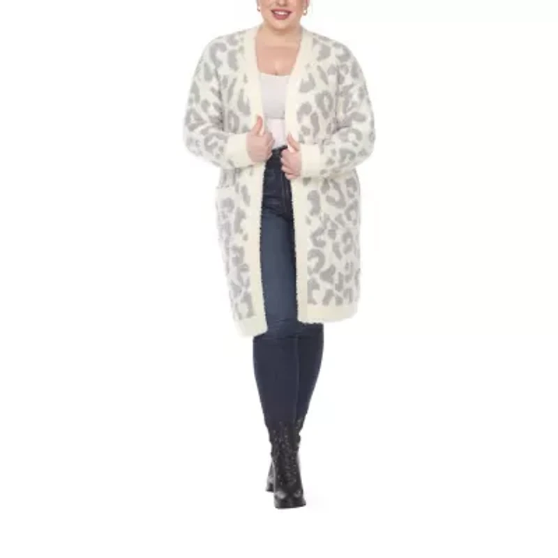 White Mark Womens Midweight Plus Coat