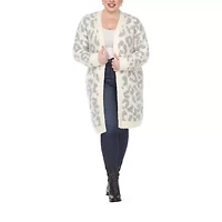 White Mark Womens Midweight Plus Coat