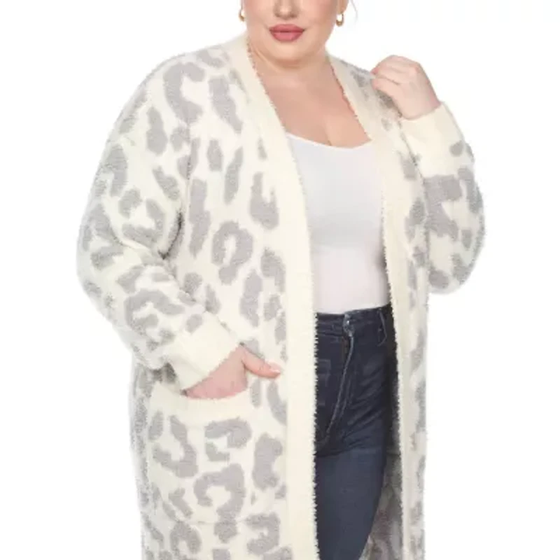White Mark Womens Midweight Plus Coat