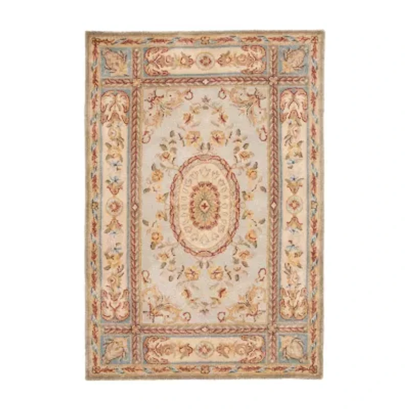 Safavieh Courtney Floral Hand Tufted Wool Indoor Rectangular Accent Rug