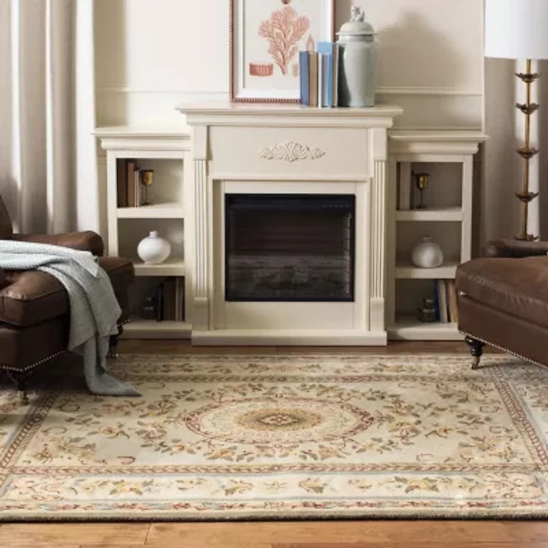 Safavieh Courtney Floral Hand Tufted Wool Indoor Rectangular Accent Rug