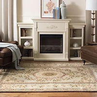 Safavieh Courtney Floral Hand Tufted Wool Indoor Rectangular Accent Rug