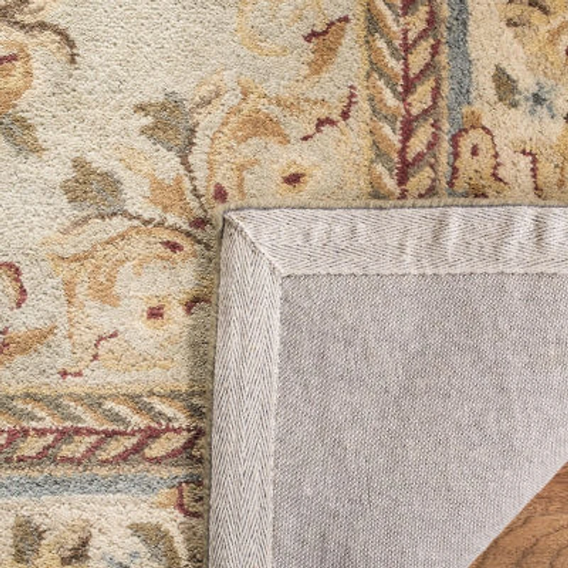 Safavieh Courtney Floral Hand Tufted Wool Indoor Rectangular Accent Rug