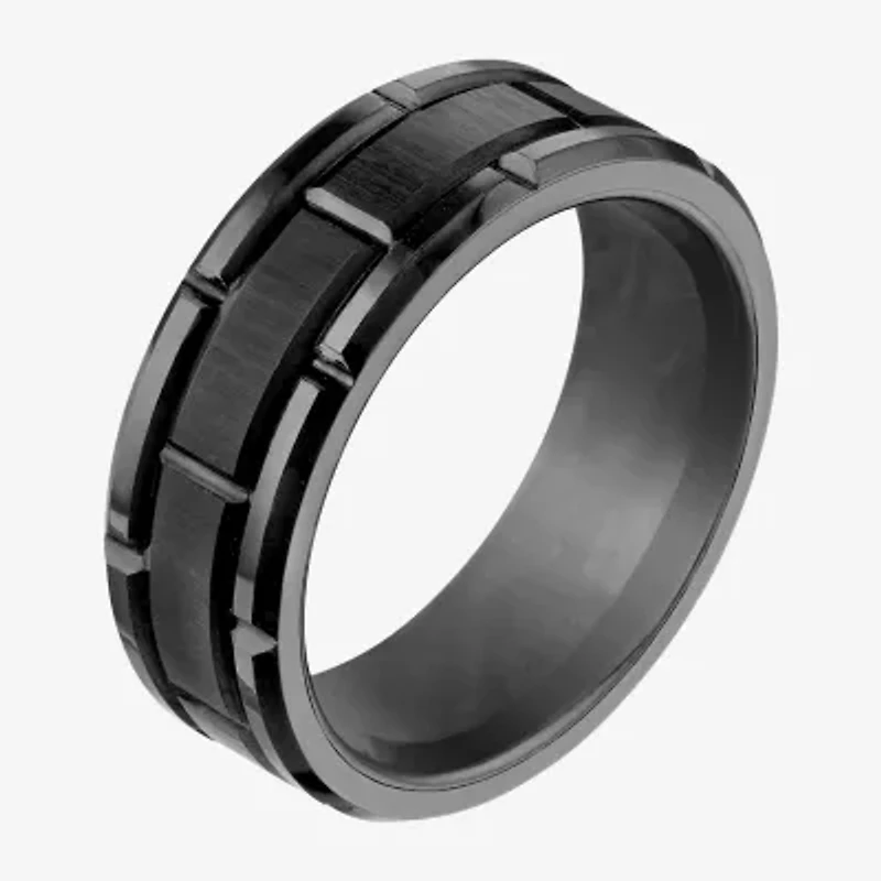 Mens 8MM Tungsten Band