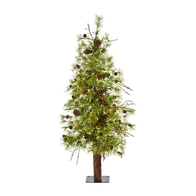 Nearly Natural Wyoming Faux Foot Pre-Lit Christmas Tree