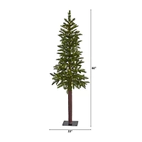 Nearly Natural Alfaux 5 Foot Pre-Lit Christmas Tree
