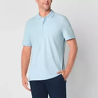 St. John's Bay Premium Stretch Mens Slim Fit Short Sleeve Polo Shirt
