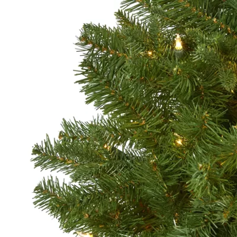 Nearly Natural Faux Foot Pre-Lit Spruce Christmas Tree