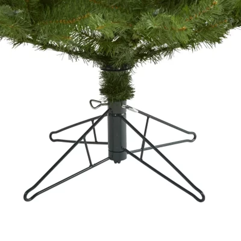 Nearly Natural Faux / Foot Pre-Lit Spruce Christmas Tree