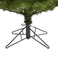 Nearly Natural Faux / Foot Pre-Lit Spruce Christmas Tree