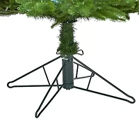 Nearly Natural Real Touch Faux 7 Foot Pre-Lit Fir Christmas Tree