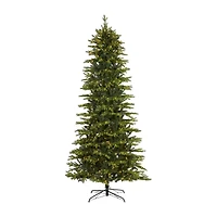 Nearly Natural Belgium Look Faux 9 Foot Pre-Lit Fir Christmas Tree