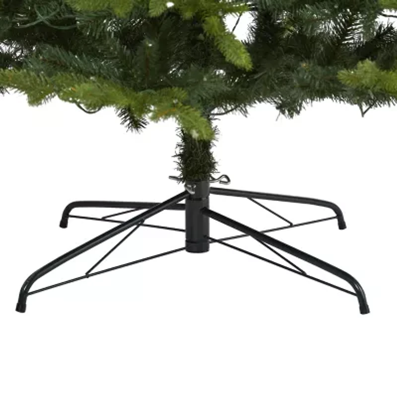 Nearly Natural Belgium Look Faux 9 Foot Pre-Lit Fir Christmas Tree