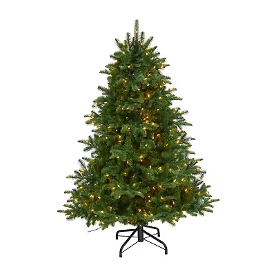 Nearly Natural South Carolina Faux Foot Pre-Lit Spruce Christmas Tree