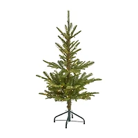 Nearly Natural Layered Foot Pre-Lit Spruce Christmas Tree