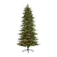 Nearly Natural South Carolina Faux 8 Foot Pre-Lit Fir Christmas Tree