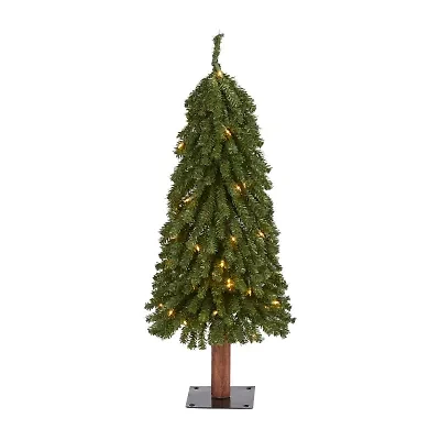 Nearly Natural Grand 3 Foot Pre-Lit Christmas Tree