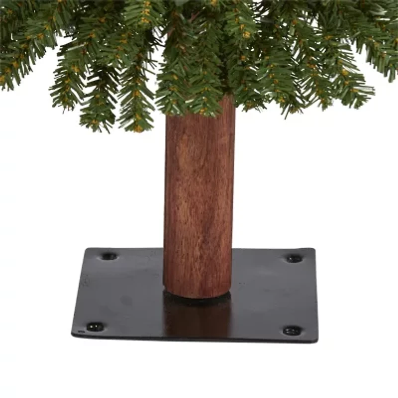 Nearly Natural Grand 3 Foot Pre-Lit Christmas Tree