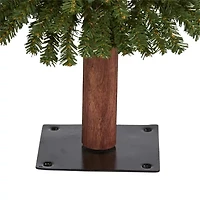 Nearly Natural Grand 3 Foot Pre-Lit Christmas Tree