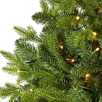 Nearly Natural Fraser 5 Foot Pre-Lit Fir Christmas Tree