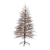 Nearly Natural Frosted Berry Twig Faux Foot Pre-Lit Christmas Tree