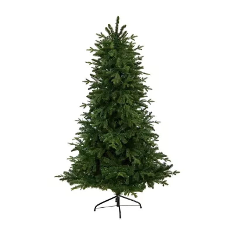 Nearly Natural Montreal Faux 6 Foot Pre-Lit Spruce Christmas Tree