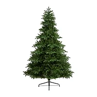 Nearly Natural Faux 8 Foot Pre-Lit Spruce Christmas Tree