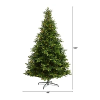 Nearly Natural Faux Foot Pre-Lit Spruce Christmas Tree