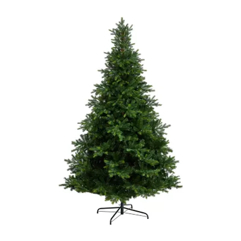 Nearly Natural Faux 9 Foot Pre-Lit Spruce Christmas Tree