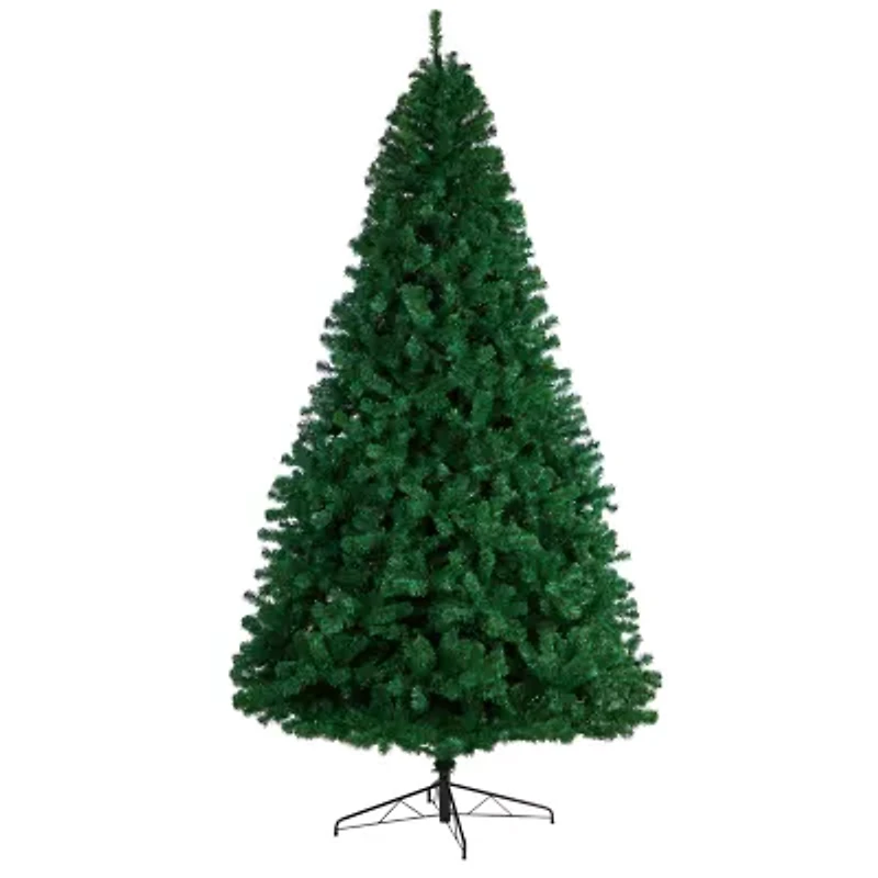 Nearly Natural Northern Tip Faux 9 Foot Pre-Lit Christmas Tree