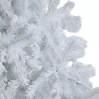 Nearly Natural White Faux Foot Pre-Lit Christmas Tree