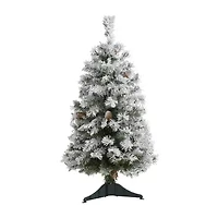 Nearly Natural Faux 3 Foot Pine Christmas Tree
