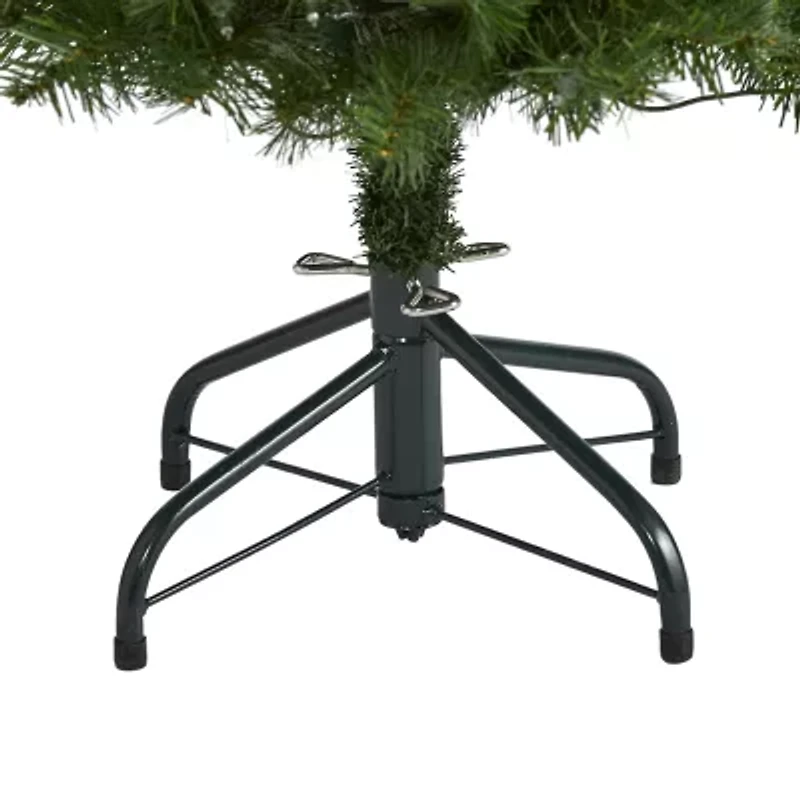 Nearly Natural Faux Douglas 4 Foot Pre-Lit Fir Christmas Tree