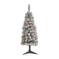 Nearly Natural Faux Foot Pre-Lit Christmas Tree