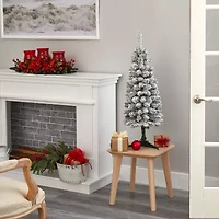 Nearly Natural Faux Foot Pre-Lit Christmas Tree