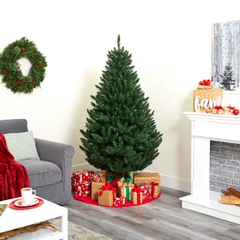 Nearly Natural Faux 6 Foot Spruce Christmas Tree