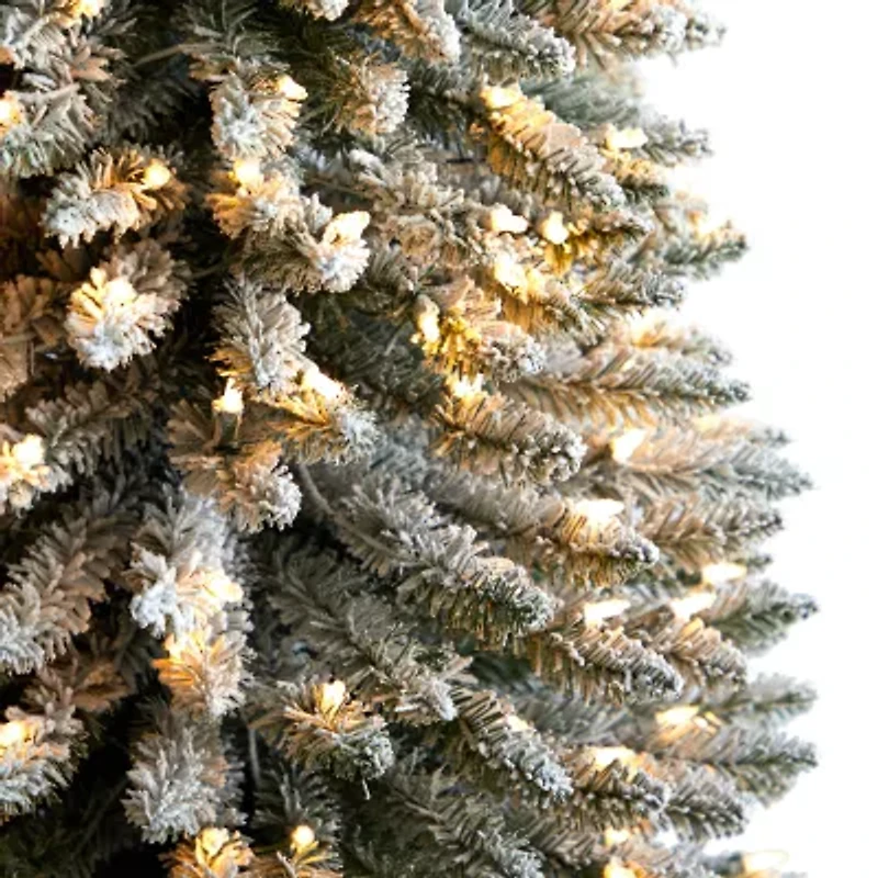 Nearly Natural Faux 10 Foot Pre-Lit Christmas Tree