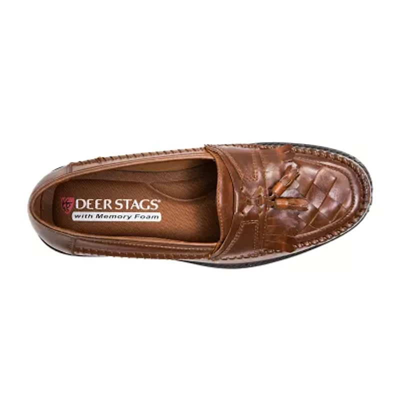Deer Stags Herman Mens Moc Closed Toe Loafers