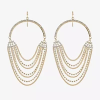 Bijoux Bar Gold Tone Womens Glass Drop Earrings