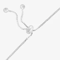 Womens Crystal Bow Heart Hello Kitty Bolo Bracelet