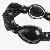 Mixit Black Womens Black Stretch Bracelet