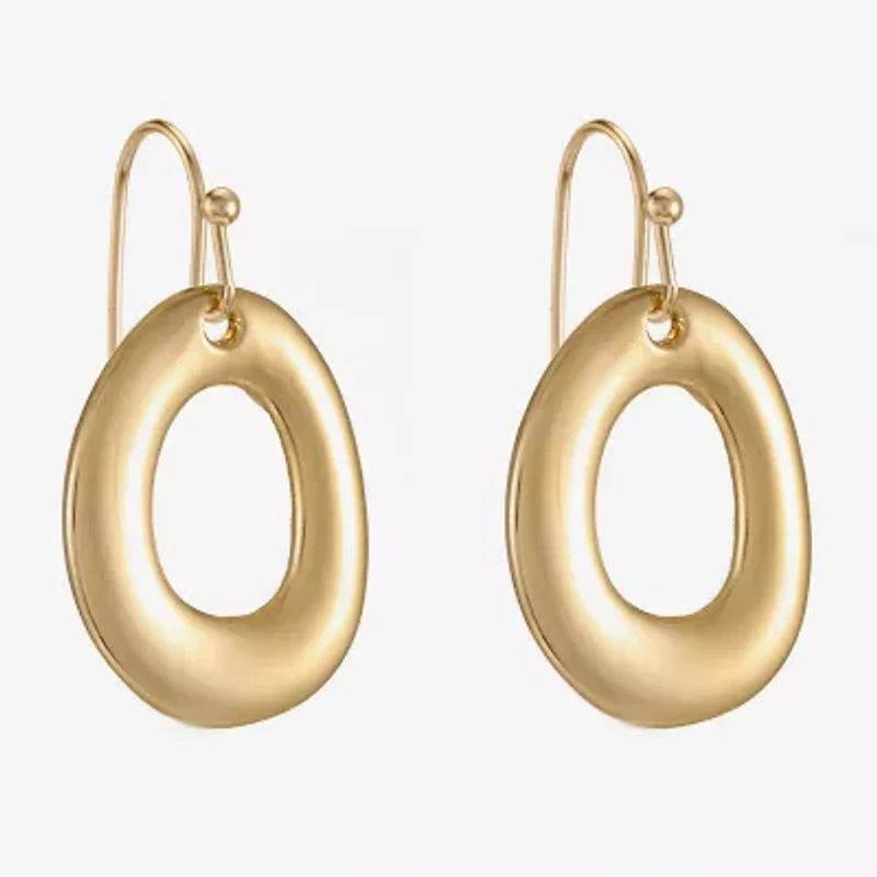Liz Claiborne Womens Round Drop Earrings