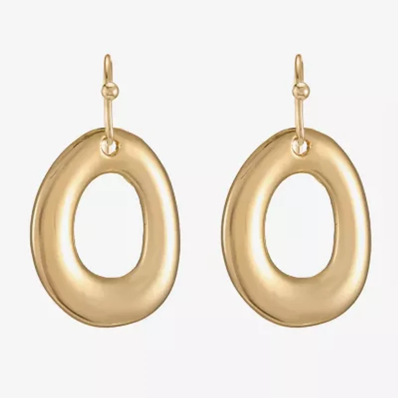 Liz Claiborne Womens Round Drop Earrings