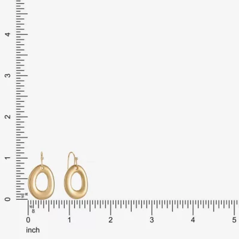 Liz Claiborne Womens Round Drop Earrings
