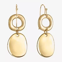 Liz Claiborne Double Womens Round Drop Earrings