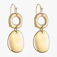 Liz Claiborne Double Womens Round Drop Earrings