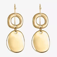 Liz Claiborne Double Womens Round Drop Earrings