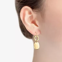 Liz Claiborne Double Womens Round Drop Earrings