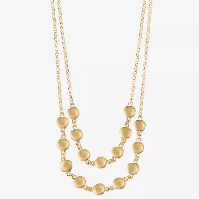 Liz Claiborne Layered Womens Inch Strand Necklace